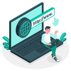 dessin représentant le développement d'applications web