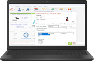 logiciel vgp, levage, équipements: illustration de la partie serveur